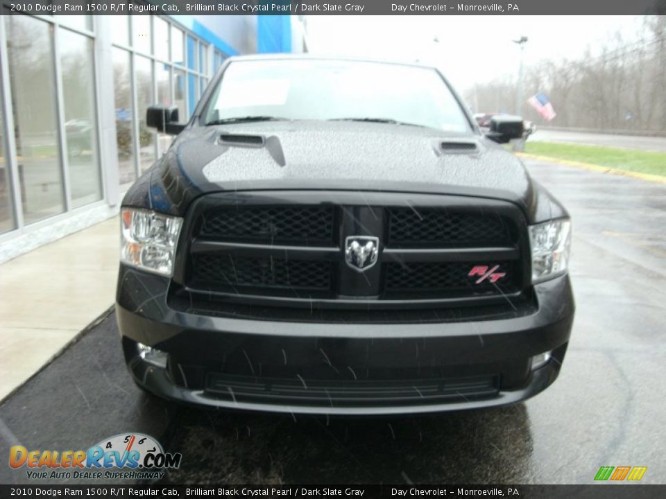 2010 Dodge Ram 1500 R/T Regular Cab Brilliant Black Crystal Pearl / Dark Slate Gray Photo #3
