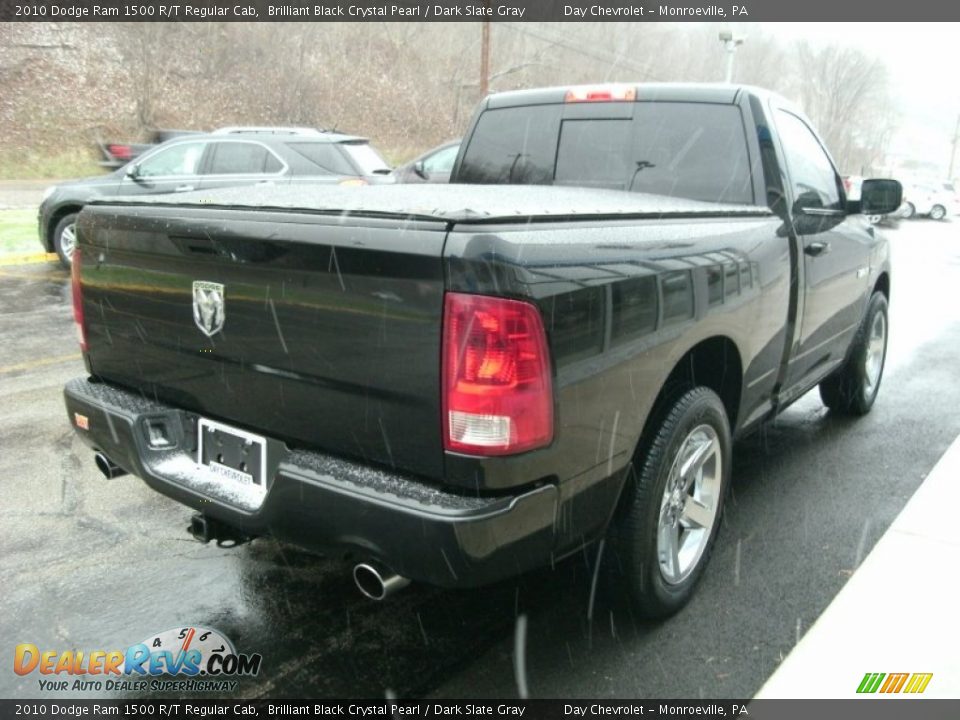 2010 Dodge Ram 1500 R/T Regular Cab Brilliant Black Crystal Pearl / Dark Slate Gray Photo #5