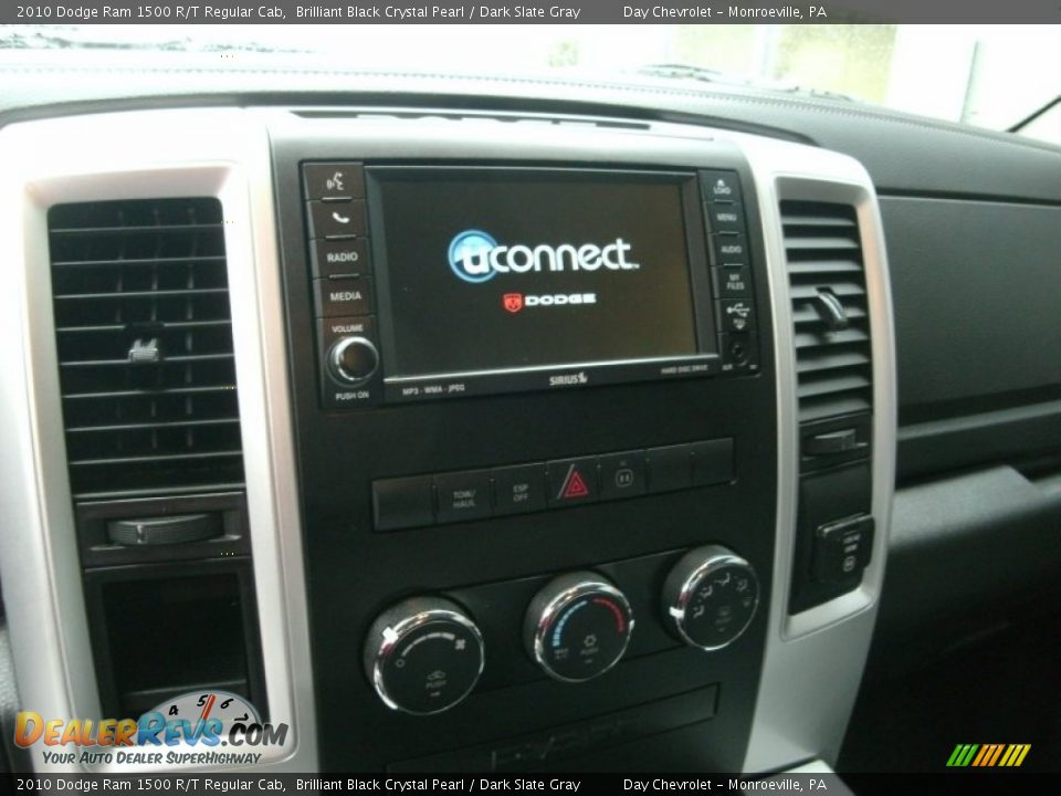 2010 Dodge Ram 1500 R/T Regular Cab Brilliant Black Crystal Pearl / Dark Slate Gray Photo #9