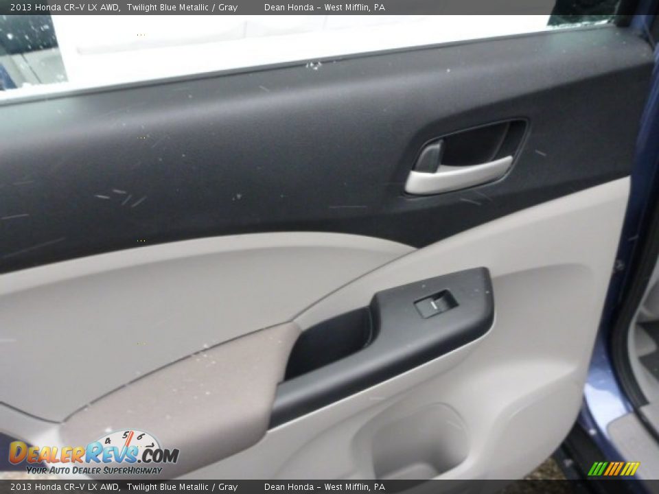 2013 Honda CR-V LX AWD Twilight Blue Metallic / Gray Photo #13