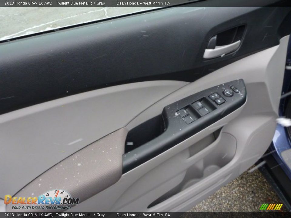 2013 Honda CR-V LX AWD Twilight Blue Metallic / Gray Photo #14
