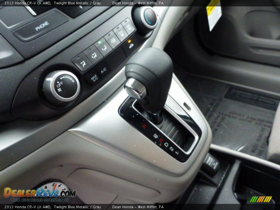 2013 Honda CR-V LX AWD Twilight Blue Metallic / Gray Photo #16