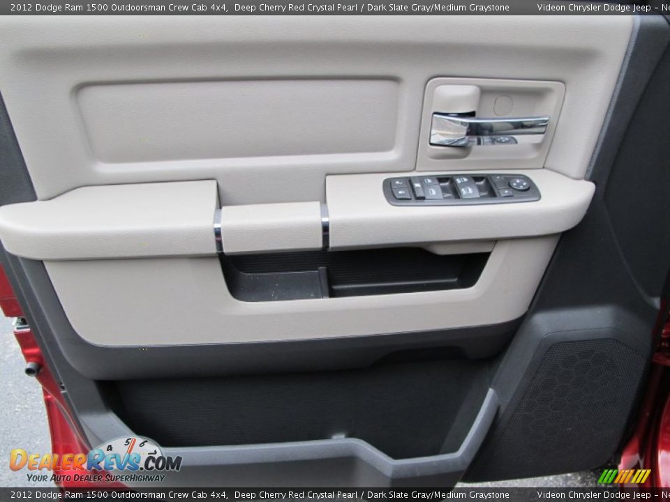 Door Panel of 2012 Dodge Ram 1500 Outdoorsman Crew Cab 4x4 Photo #12
