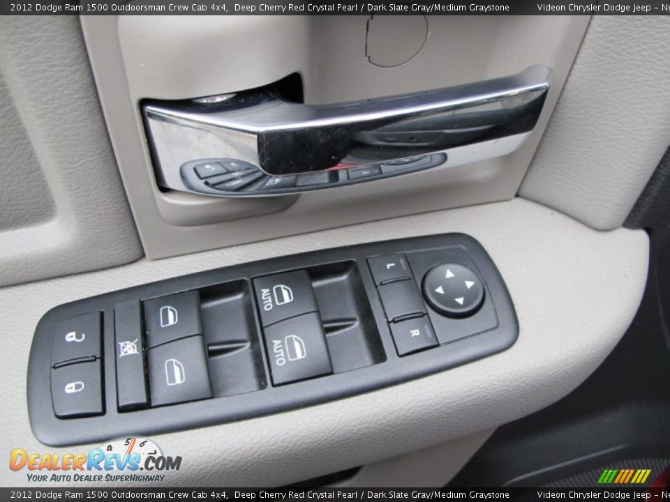 Controls of 2012 Dodge Ram 1500 Outdoorsman Crew Cab 4x4 Photo #13