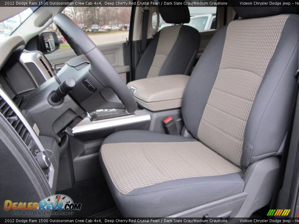 Front Seat of 2012 Dodge Ram 1500 Outdoorsman Crew Cab 4x4 Photo #14