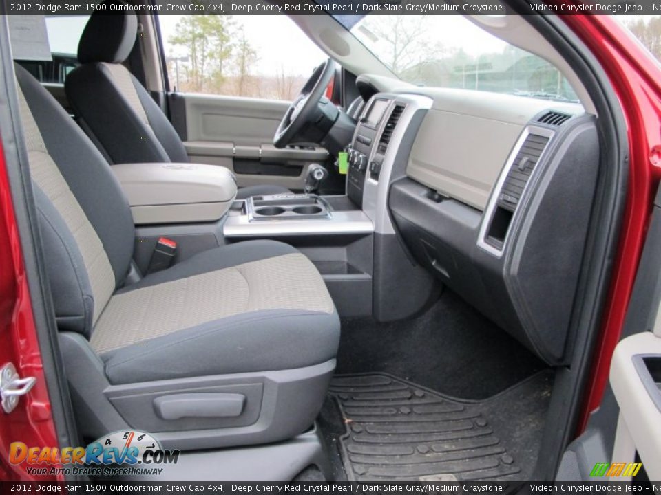 Dark Slate Gray/Medium Graystone Interior - 2012 Dodge Ram 1500 Outdoorsman Crew Cab 4x4 Photo #15