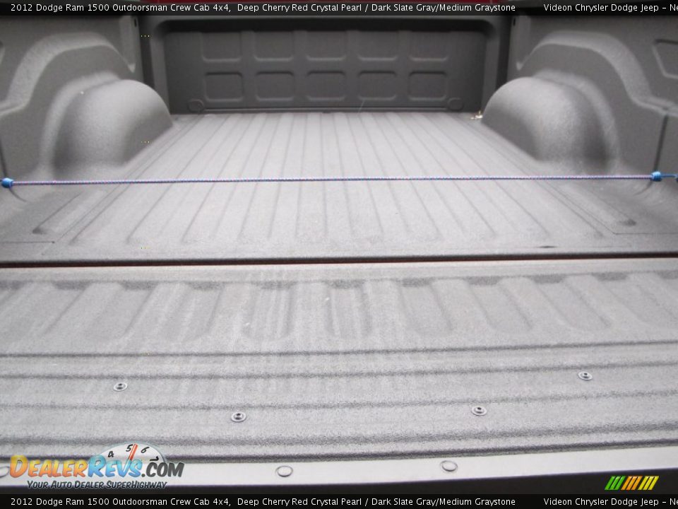 2012 Dodge Ram 1500 Outdoorsman Crew Cab 4x4 Deep Cherry Red Crystal Pearl / Dark Slate Gray/Medium Graystone Photo #18