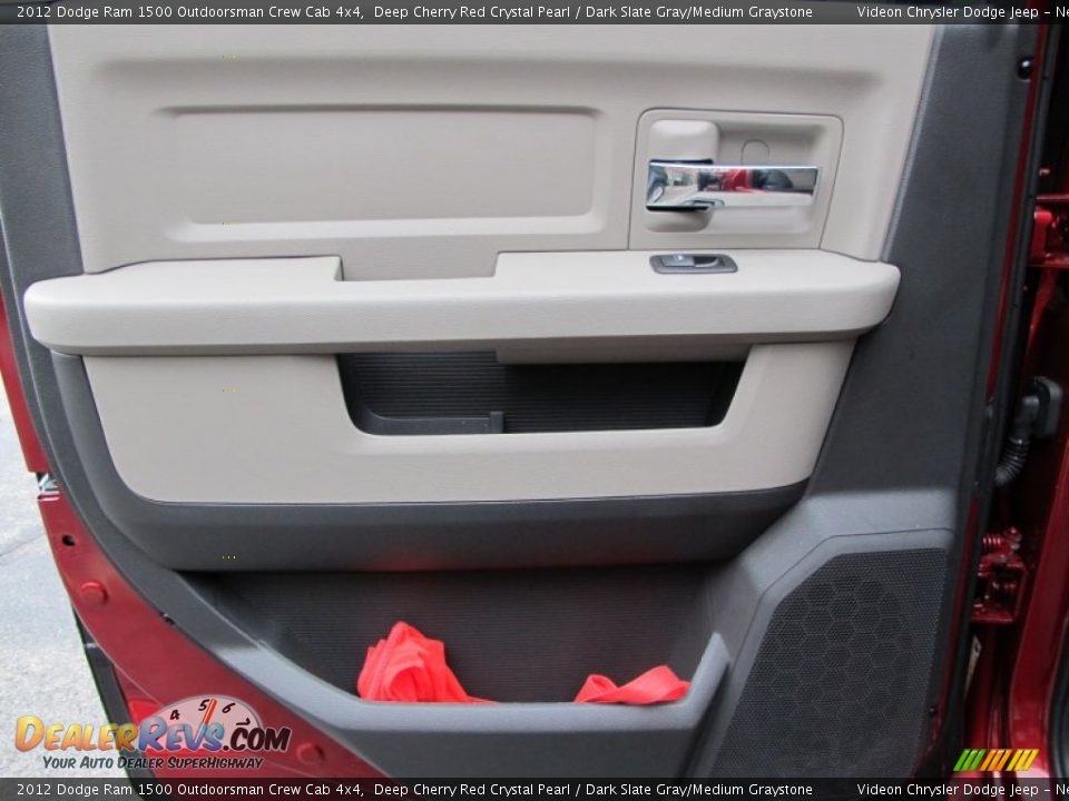 Door Panel of 2012 Dodge Ram 1500 Outdoorsman Crew Cab 4x4 Photo #20