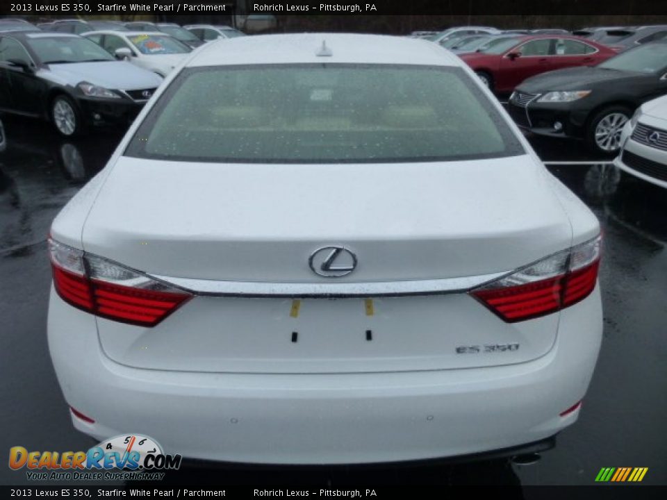 2013 Lexus ES 350 Starfire White Pearl / Parchment Photo #3