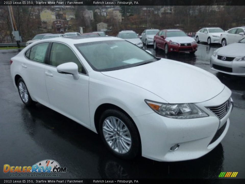 2013 Lexus ES 350 Starfire White Pearl / Parchment Photo #6