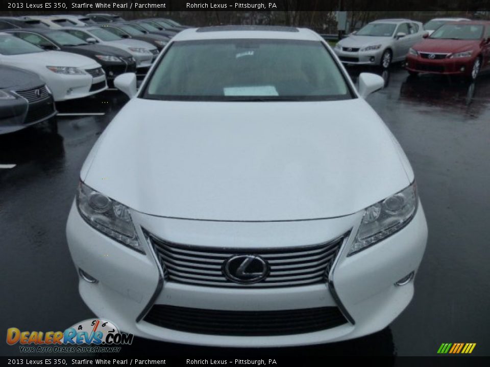 2013 Lexus ES 350 Starfire White Pearl / Parchment Photo #7