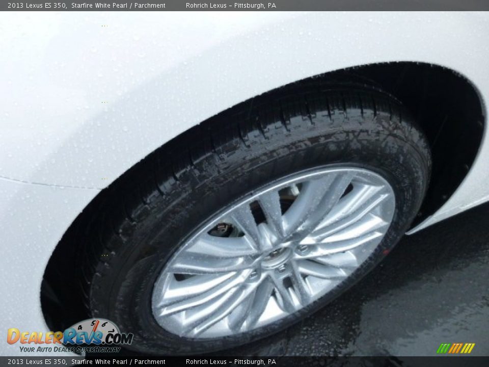 2013 Lexus ES 350 Starfire White Pearl / Parchment Photo #9