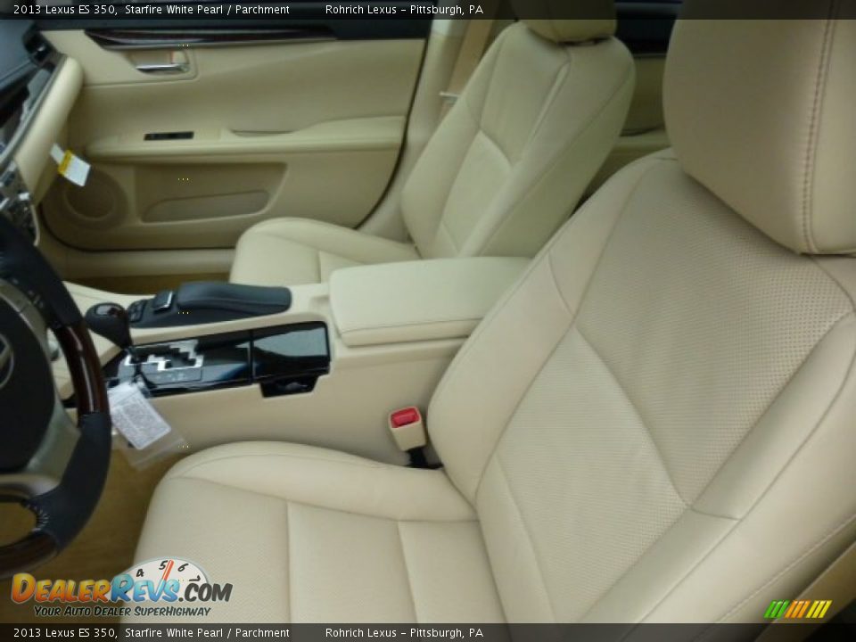 2013 Lexus ES 350 Starfire White Pearl / Parchment Photo #10