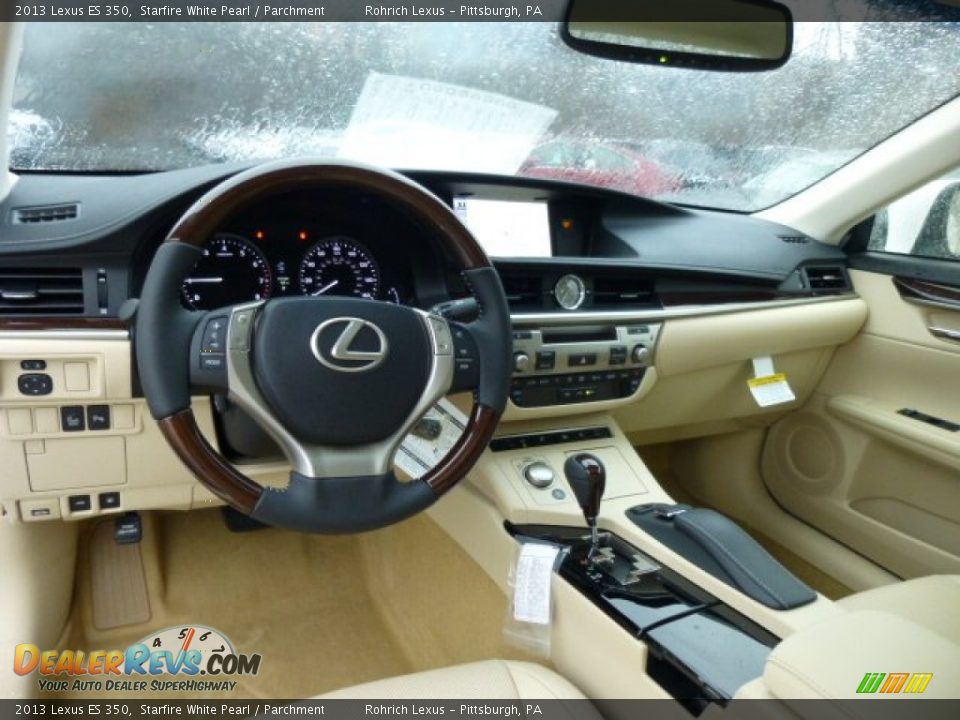 2013 Lexus ES 350 Starfire White Pearl / Parchment Photo #12