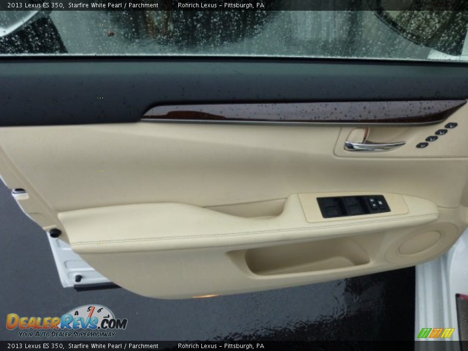 2013 Lexus ES 350 Starfire White Pearl / Parchment Photo #14