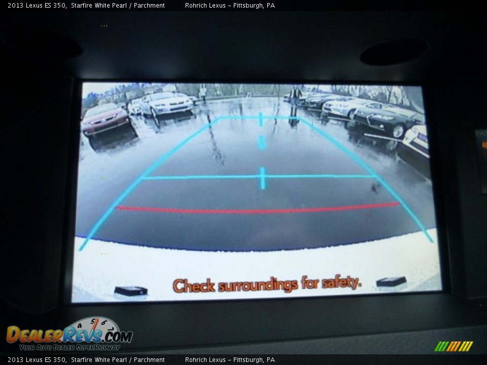 2013 Lexus ES 350 Starfire White Pearl / Parchment Photo #17