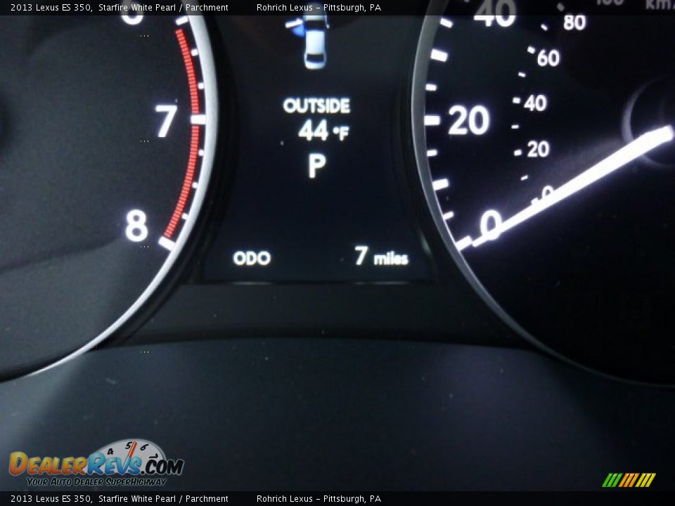 2013 Lexus ES 350 Starfire White Pearl / Parchment Photo #19