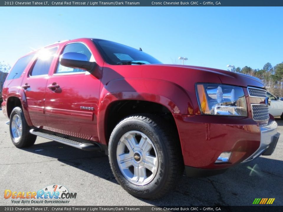 2013 Chevrolet Tahoe LT Crystal Red Tintcoat / Light Titanium/Dark Titanium Photo #1