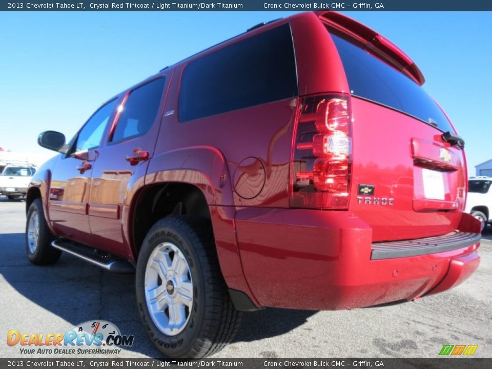 2013 Chevrolet Tahoe LT Crystal Red Tintcoat / Light Titanium/Dark Titanium Photo #5