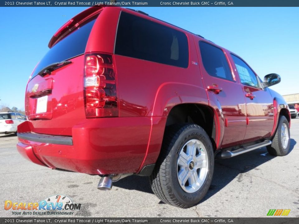 2013 Chevrolet Tahoe LT Crystal Red Tintcoat / Light Titanium/Dark Titanium Photo #6