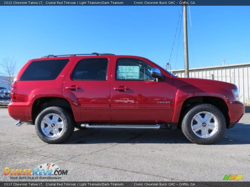 2013 Chevrolet Tahoe LT Crystal Red Tintcoat / Light Titanium/Dark Titanium Photo #7