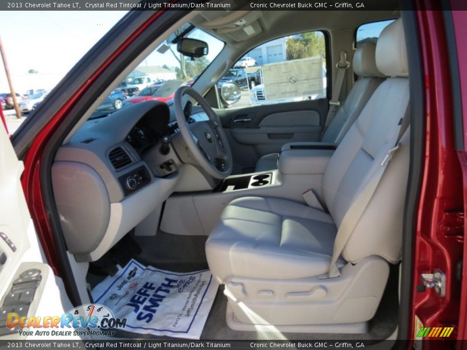 2013 Chevrolet Tahoe LT Crystal Red Tintcoat / Light Titanium/Dark Titanium Photo #9