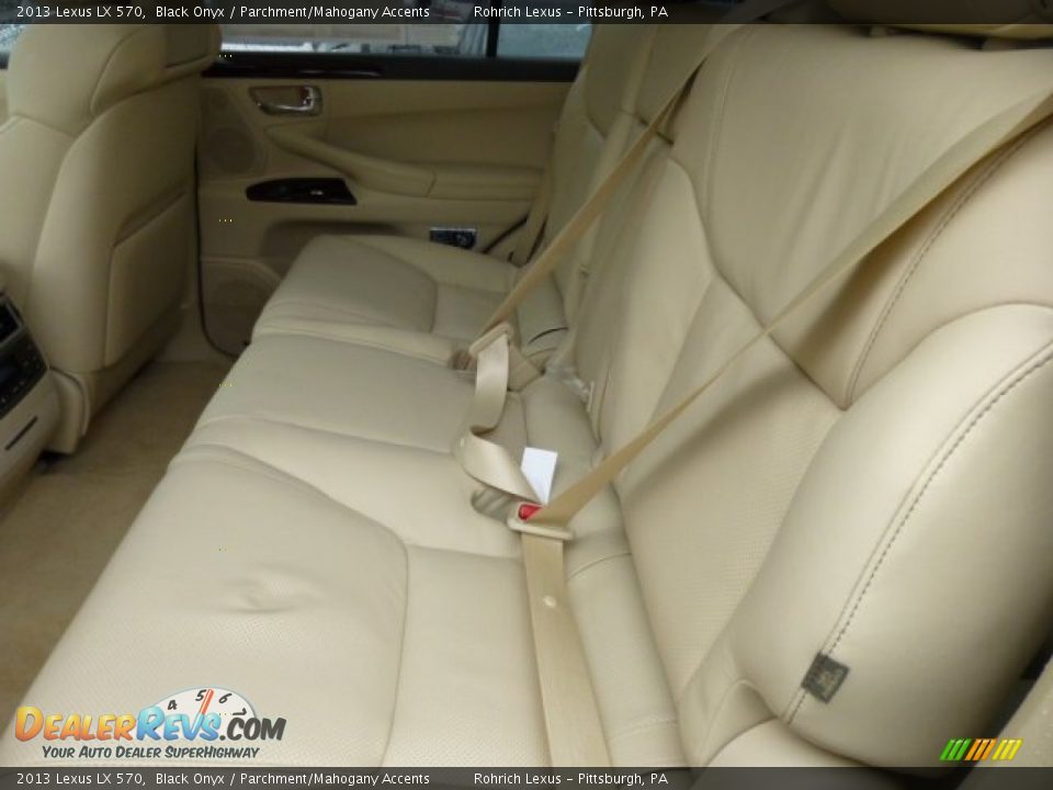 2013 Lexus LX 570 Black Onyx / Parchment/Mahogany Accents Photo #11
