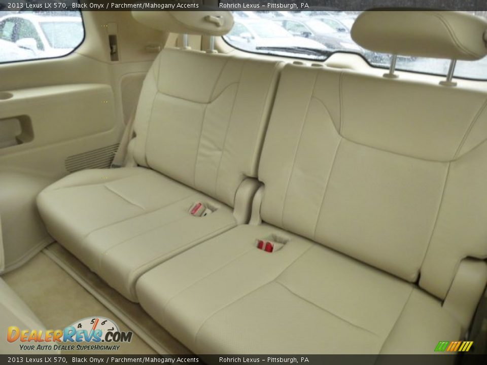 2013 Lexus LX 570 Black Onyx / Parchment/Mahogany Accents Photo #13