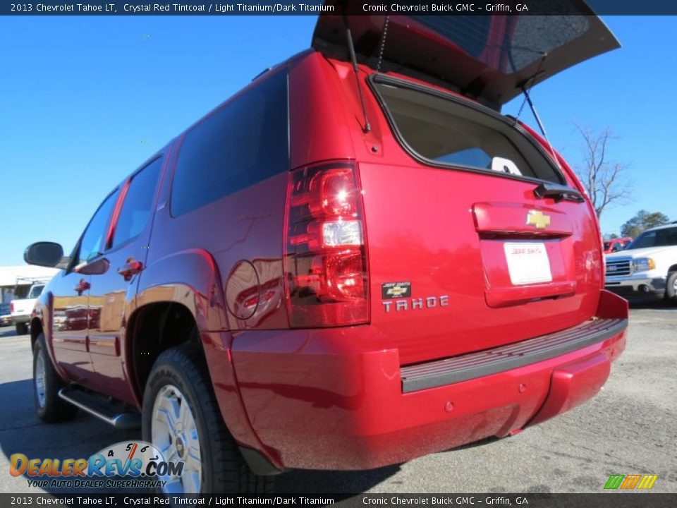 2013 Chevrolet Tahoe LT Crystal Red Tintcoat / Light Titanium/Dark Titanium Photo #13