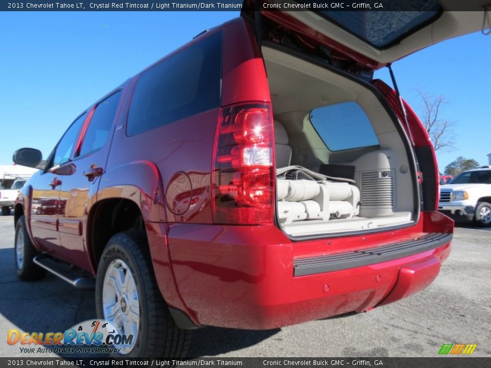 2013 Chevrolet Tahoe LT Crystal Red Tintcoat / Light Titanium/Dark Titanium Photo #14