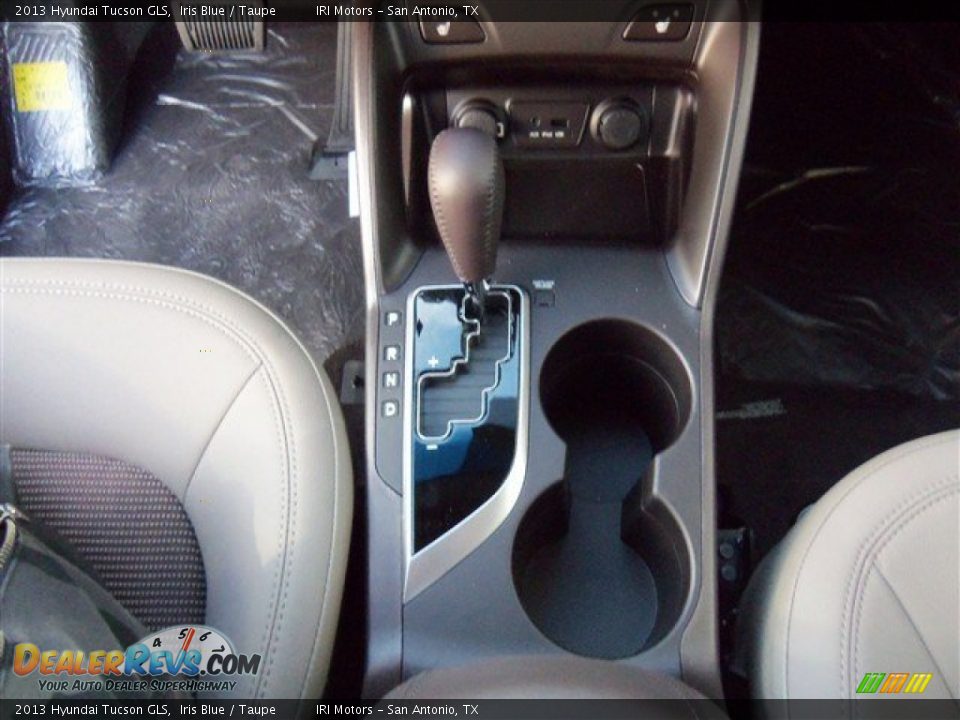 2013 Hyundai Tucson GLS Iris Blue / Taupe Photo #16