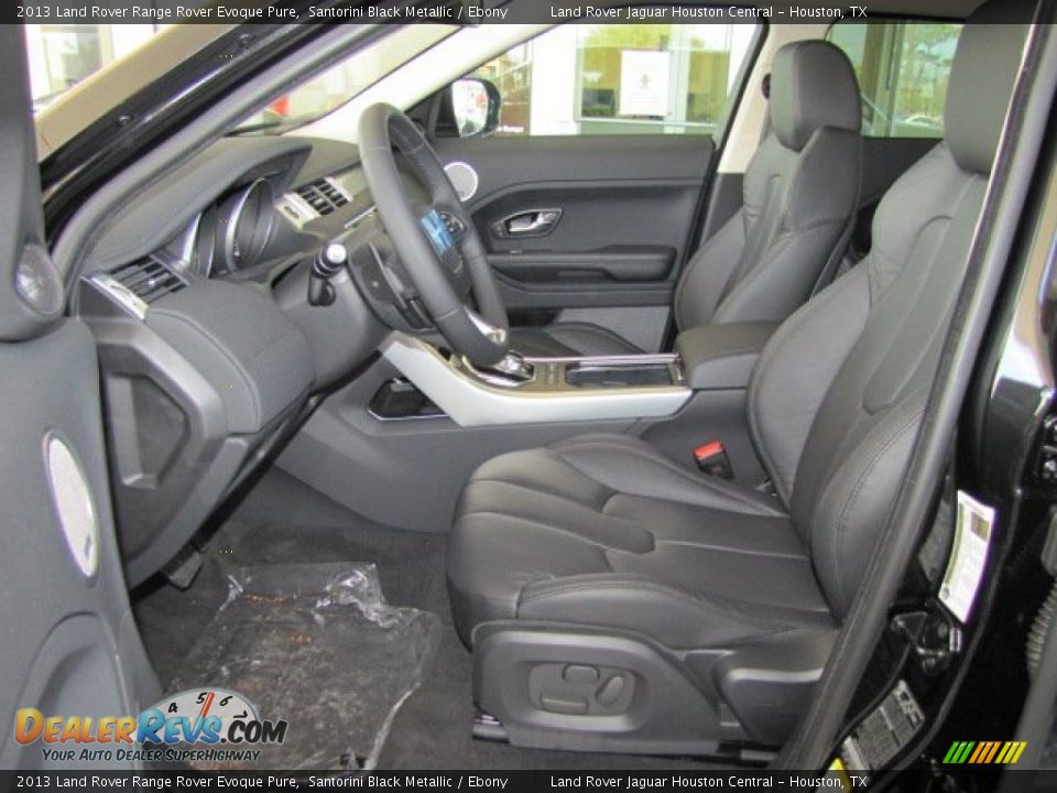 Ebony Interior - 2013 Land Rover Range Rover Evoque Pure Photo #2