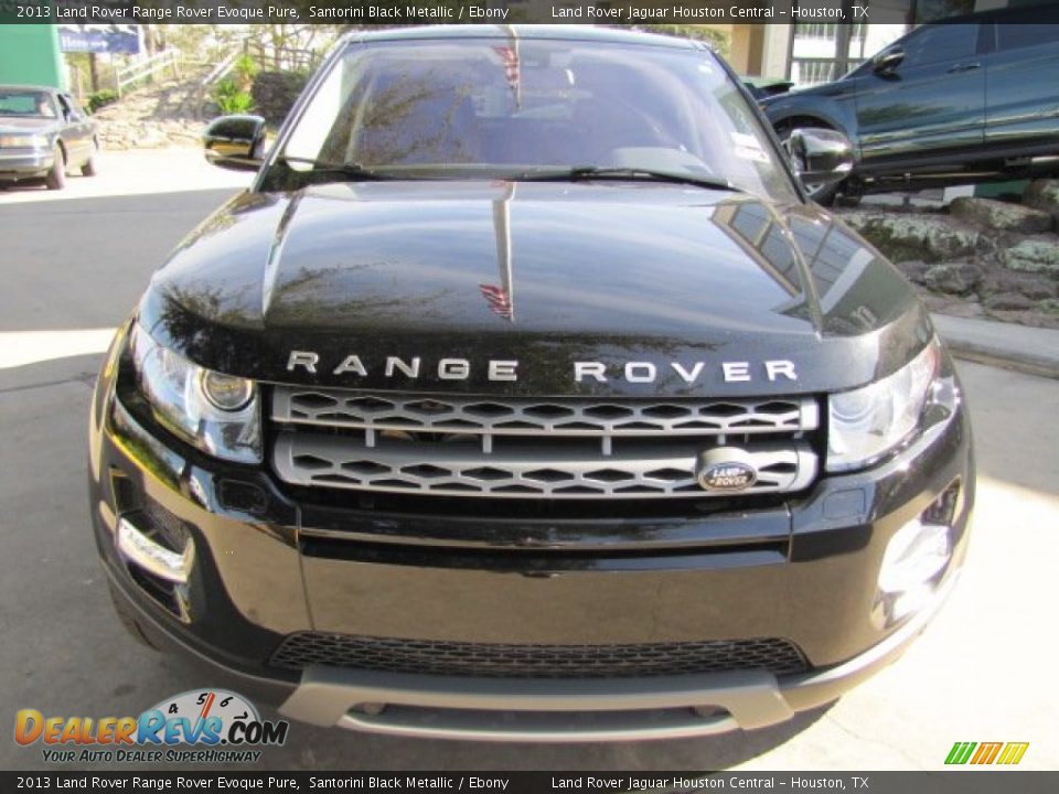 2013 Land Rover Range Rover Evoque Pure Santorini Black Metallic / Ebony Photo #5