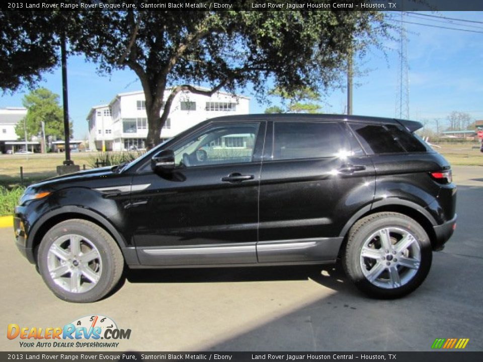 Santorini Black Metallic 2013 Land Rover Range Rover Evoque Pure Photo #7