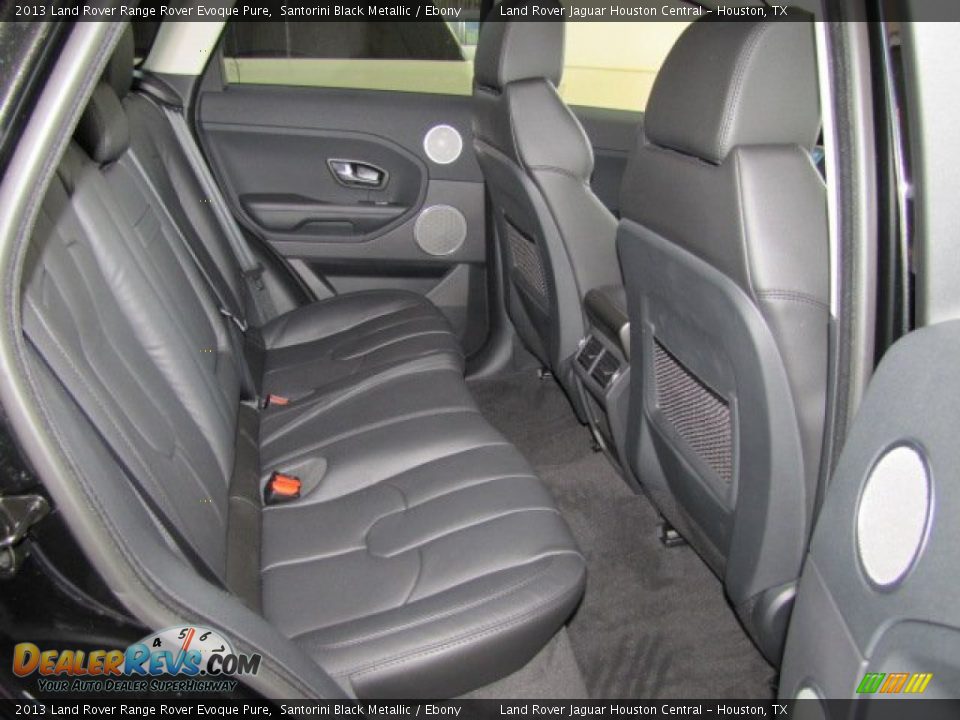 Rear Seat of 2013 Land Rover Range Rover Evoque Pure Photo #13