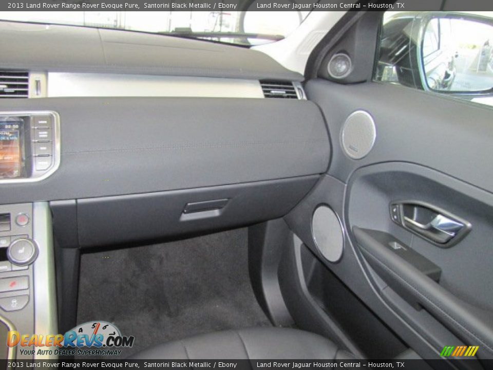2013 Land Rover Range Rover Evoque Pure Santorini Black Metallic / Ebony Photo #16