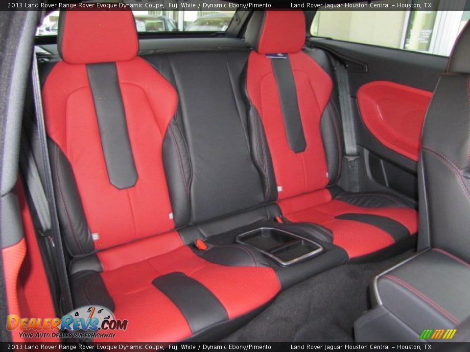 Rear Seat of 2013 Land Rover Range Rover Evoque Dynamic Coupe Photo #2