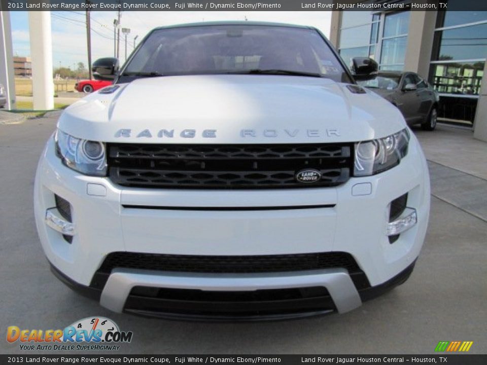 2013 Land Rover Range Rover Evoque Dynamic Coupe Fuji White / Dynamic Ebony/Pimento Photo #6
