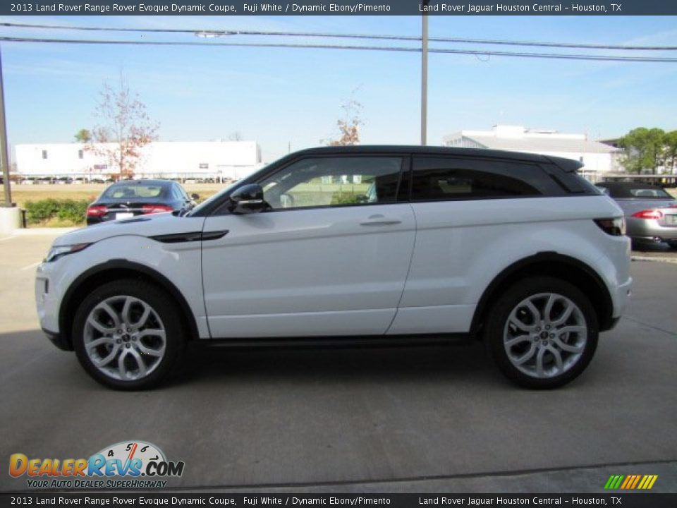 2013 Land Rover Range Rover Evoque Dynamic Coupe Fuji White / Dynamic Ebony/Pimento Photo #7