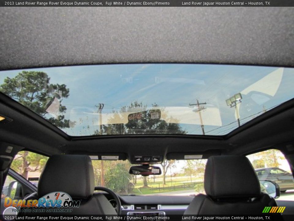 2013 Land Rover Range Rover Evoque Dynamic Coupe Fuji White / Dynamic Ebony/Pimento Photo #15