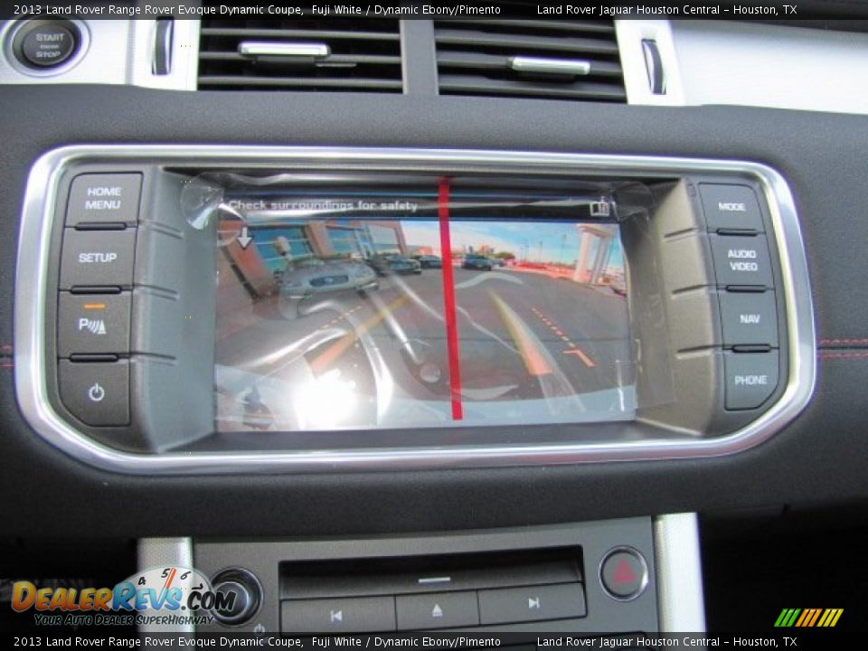 2013 Land Rover Range Rover Evoque Dynamic Coupe Fuji White / Dynamic Ebony/Pimento Photo #19