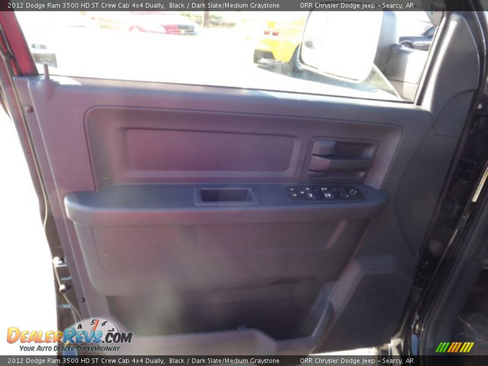 2012 Dodge Ram 3500 HD ST Crew Cab 4x4 Dually Black / Dark Slate/Medium Graystone Photo #12