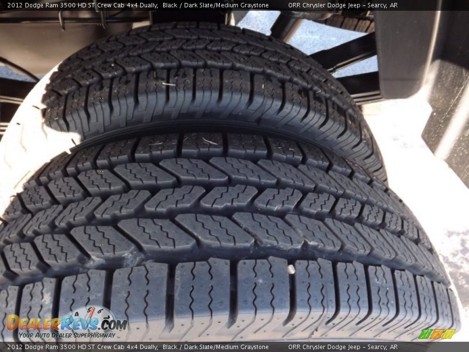 2012 Dodge Ram 3500 HD ST Crew Cab 4x4 Dually Black / Dark Slate/Medium Graystone Photo #20