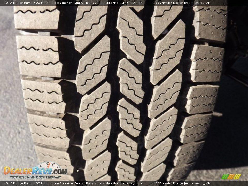 2012 Dodge Ram 3500 HD ST Crew Cab 4x4 Dually Black / Dark Slate/Medium Graystone Photo #21