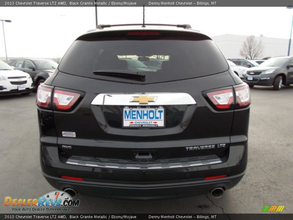 2013 Chevrolet Traverse LTZ AWD Black Granite Metallic / Ebony/Mojave Photo #4