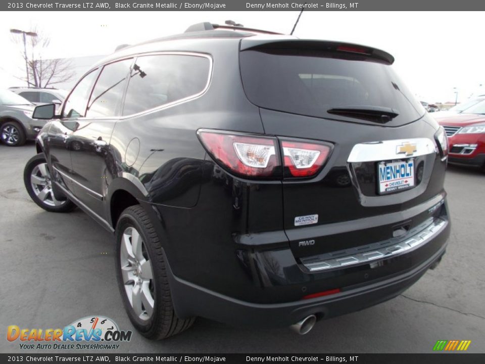2013 Chevrolet Traverse LTZ AWD Black Granite Metallic / Ebony/Mojave Photo #5