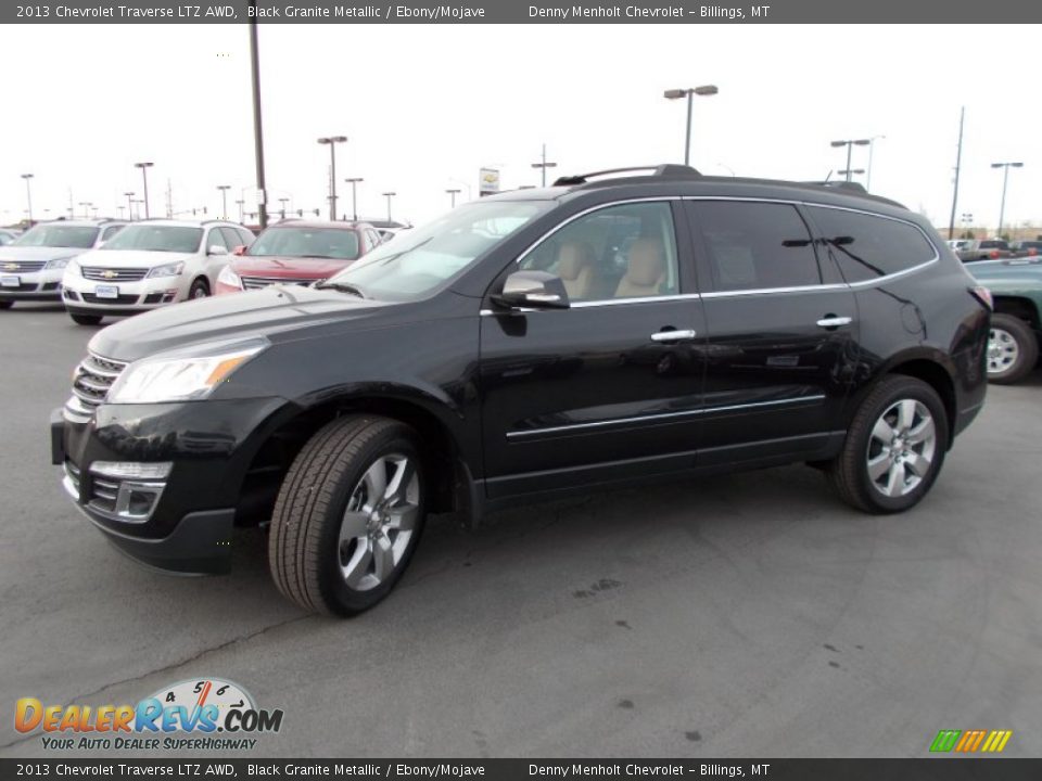 2013 Chevrolet Traverse LTZ AWD Black Granite Metallic / Ebony/Mojave Photo #6