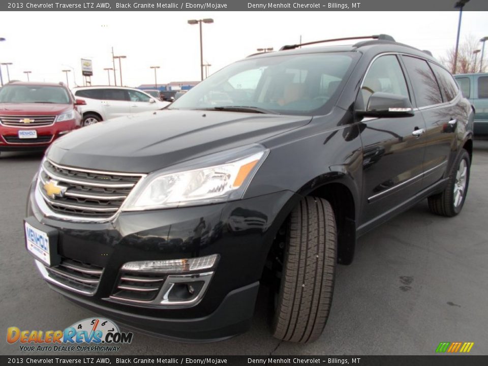 2013 Chevrolet Traverse LTZ AWD Black Granite Metallic / Ebony/Mojave Photo #7