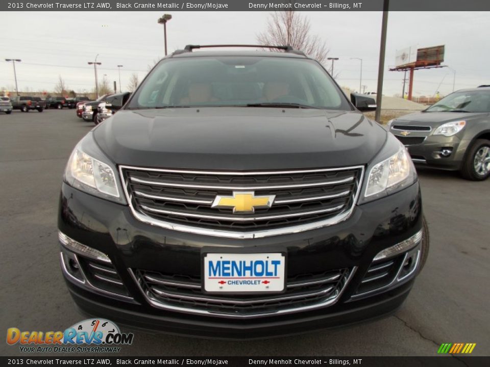2013 Chevrolet Traverse LTZ AWD Black Granite Metallic / Ebony/Mojave Photo #8