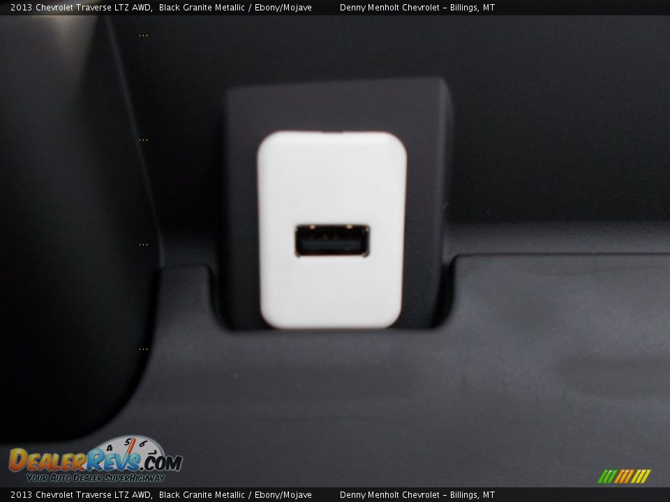 2013 Chevrolet Traverse LTZ AWD Black Granite Metallic / Ebony/Mojave Photo #26